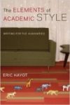 The Elements of Academic Style - Writing for the Humanities
